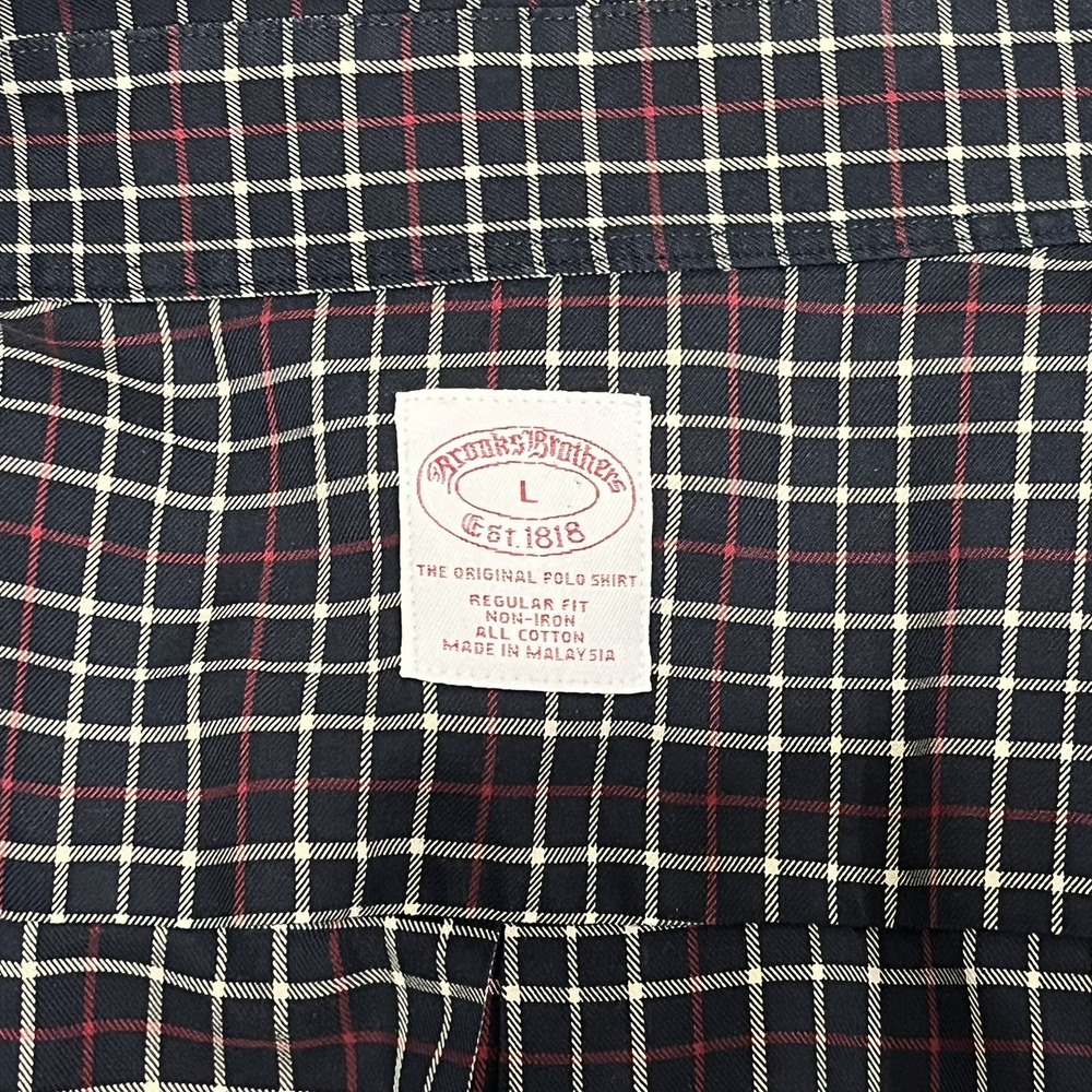 Brooks Brothers Dress Shirt Mens‎ Large Plaid Button Down Long sleeve - Picture 3 of 8